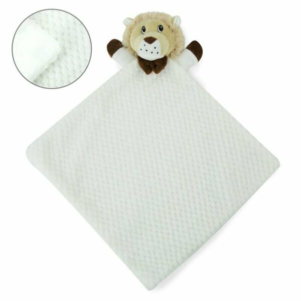 White and Brown Baby Lion Comforter