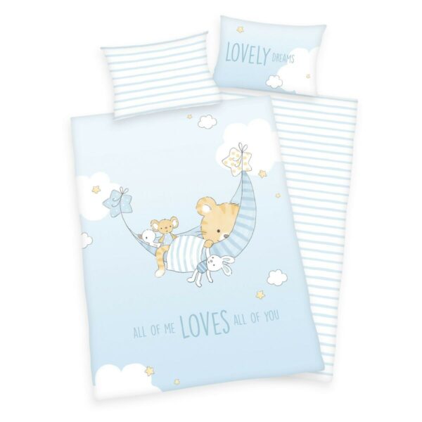 Baby Best Little Tiger Quilt Cover Set for Cot or Toddler Bed