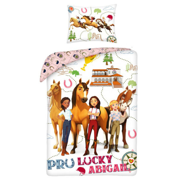 Spirit Riding Free Lucky Girls Quilt Cover Set - Single Bed