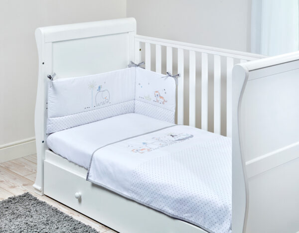 Safari Friends Baby 3 Piece Coverlet Bedding Set