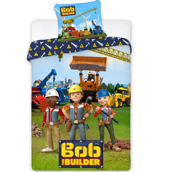 Bob the Builder Construction Site Quilt Cover Set - Single Bed Size