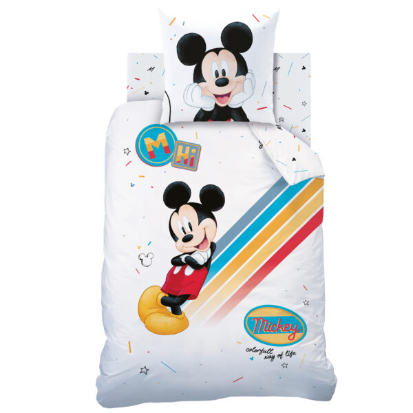 Disney Mickey Mouse Hi Quilt Cover Set - Single Bed Size
