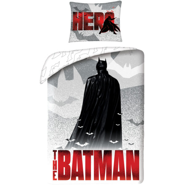 Batman Hero Quilt Cover Set - Single Bed