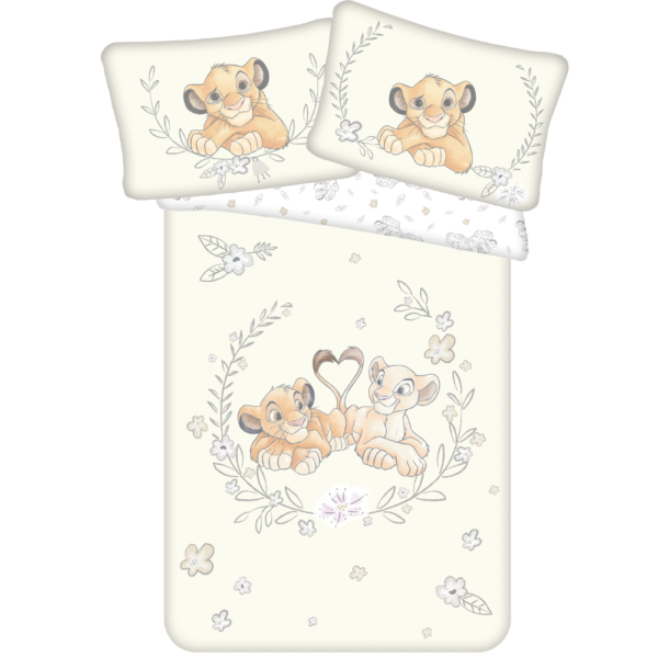 Disney The Lion King Love Quilt Cover Set for Cot or Toddler Bed