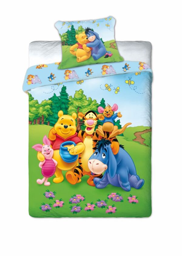 Disney Winnie the Pooh Honey Quilt Cover Set - Single Bed Size