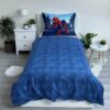 Spiderman Blue Cotton Quilt Cover Set - Single Bed Set - Image 3