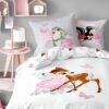 Disney Bambi Thumper and Flower Cotton Quilt Cover Set - Single Bed Size - Image 2