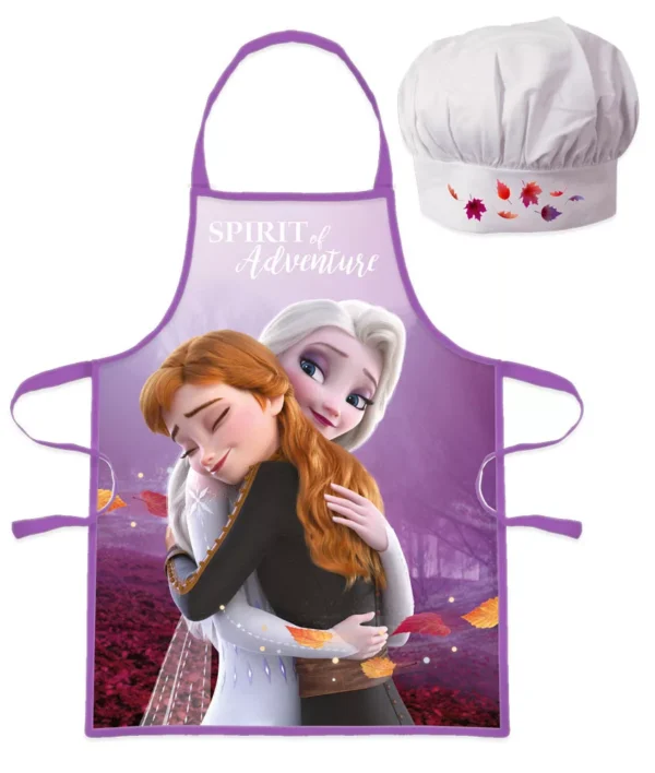 Disney Frozen Spirit Kids Apron and Chef Hat Set