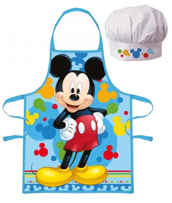 Disney Mickey Mouse Kids Apron and Chef Hat