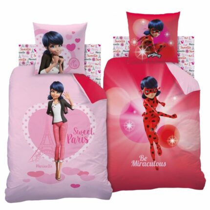 Miraculous Heroine Girls Cotton Quilt Cover Set - Single Bed Size