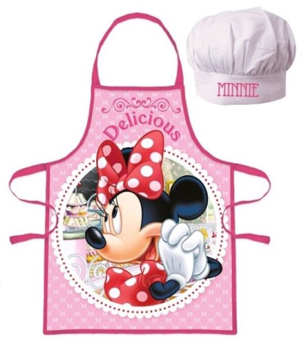 Disney Minnie Mouse Delicious Kids Apron and Chef Hat