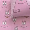 Barbapapa Pink Quilt Cover Set - Single Bed Size - Image 2