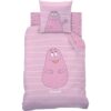 Barbapapa Pink Quilt Cover Set - Single Bed Size - Image 3