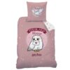 Harry Potter Fly Pink Cotton Quilt Cover Set - Single Bed Size - Image 2