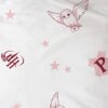 Harry Potter Fly Pink Cotton Quilt Cover Set - Single Bed Size - Image 4