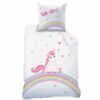 Matt & Rose Unicorn Quilt Cover Set - Single Bed Set - Image 2