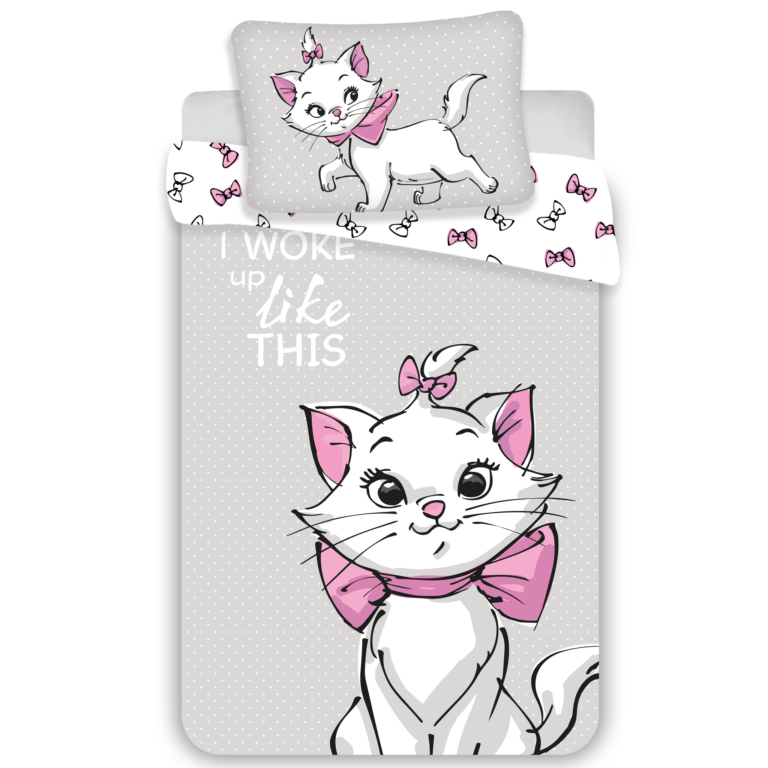 Disney The Aristocats Marie Quilt Cover Set for Cot or Toddler Bed