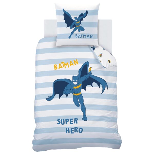 Batman Super Hero Quilt Cover Set - Single Bed
