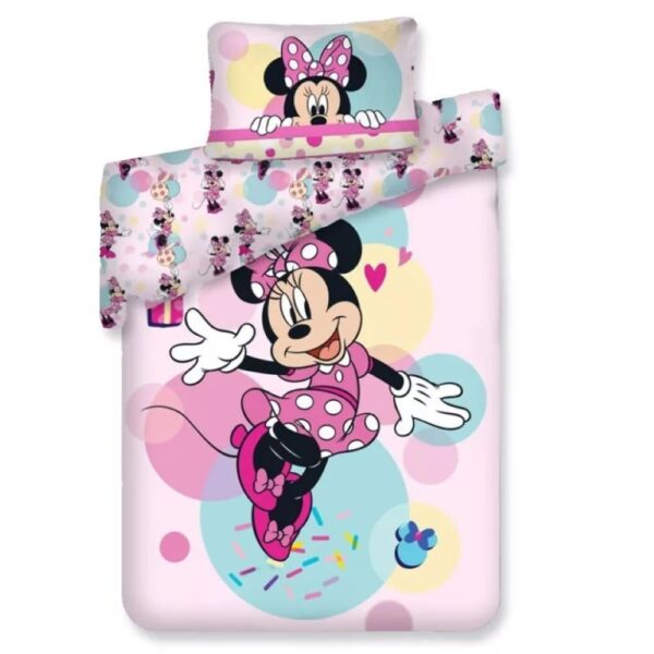 Disney Minnie Mouse Happy Quilt Cover Set - Single Bed Size