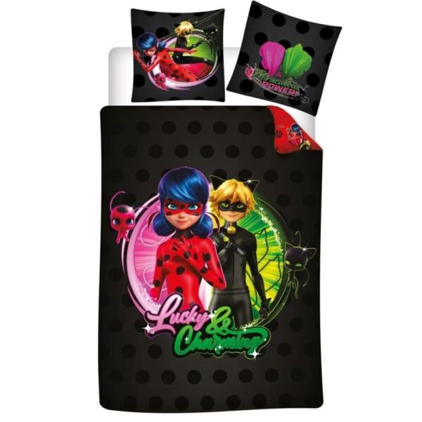 Miraculous Ladybug and Charming Quilt Cover Set - Single Bed Size