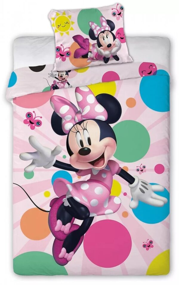 Disney Minnie Mouse Spots Quilt Cover Set - Single Bed