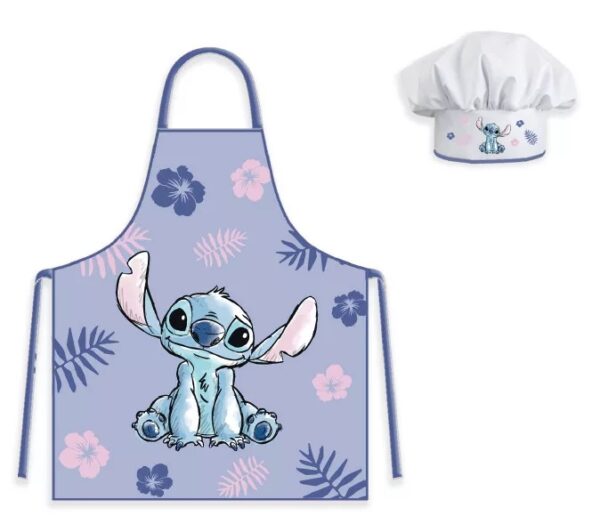 Disney Lilo and Stitch Kids Apron and Chef Hat Set