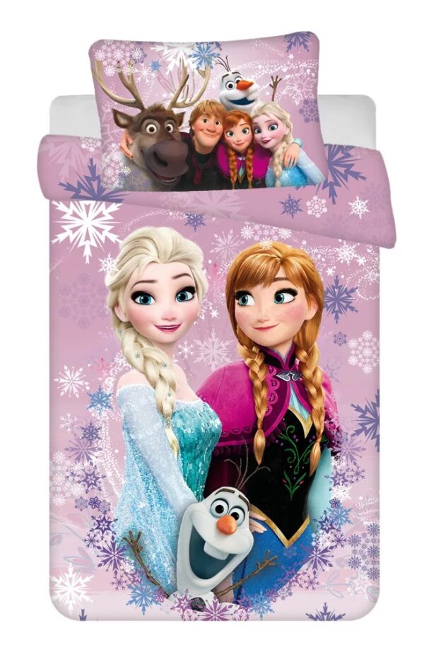 Disney Frozen Kids Cotton Quilt Cover Set for Cot or Toddler Bed