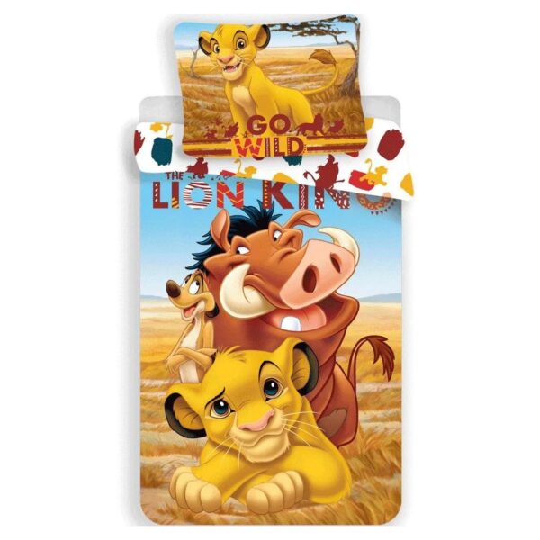 Disney The Lion King Pride Lands Cotton Quilt Cover Set - Single Bed Size