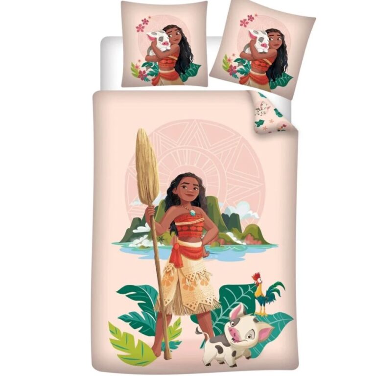 Disney Princess Moana Vaiana Quilt Cover Set - Single Bed Size