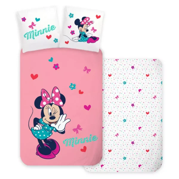 Disney Minnie Mouse Whisper Quilt Cover Set - Single Bed Size