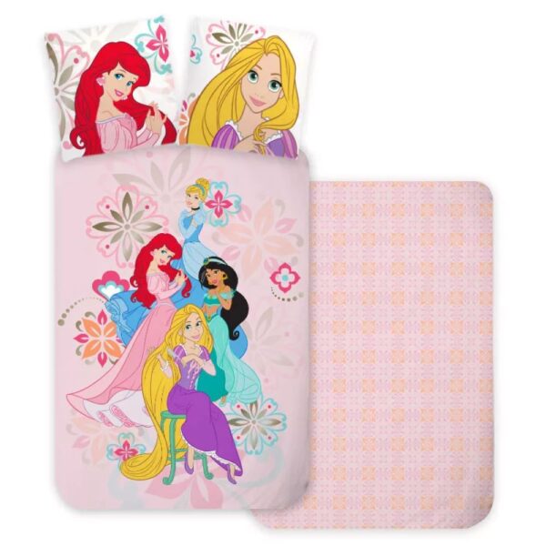 Disney Princess Bloom Cotton Quilt Cover Set for Cot or Toddler Bed