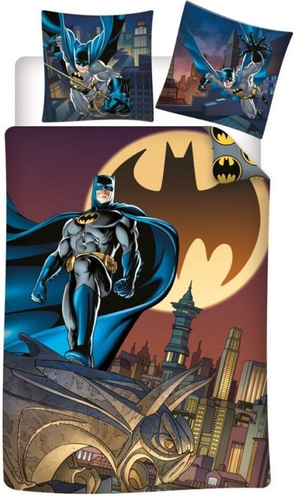 Batman Night Quilt Cover Set - Single Bed Size