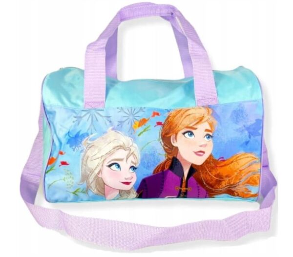 Disney Frozen Anna and Elsa Girls Sports Duffel Bag with Frozen Cap and Pencil Case