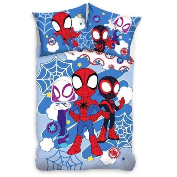 Spidey Kids Friends Cotton Quilt Cover Set - Single Bed Size