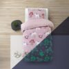 Sleeptime Unicorn Fairytale Glow in the Dark Quilt Cover Set - Single Bed Size - Image 5