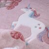 Sleeptime Unicorn Fairytale Glow in the Dark Quilt Cover Set - Single Bed Size - Image 3