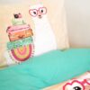 Little Monster Alex the Alpaca Quilt Cover Set - Single Bed Size - Image 3