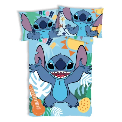 Disney Lilo & Stitch Tropical Paradise Quilt Cover Set for Cot or Toddler Bed