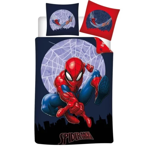 Spiderman Moon Quilt Cover Set - Single Bed Size