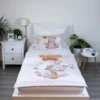 Sweet Home Bunny Star Quilt Cover Set for Toddler Bed - Image 2
