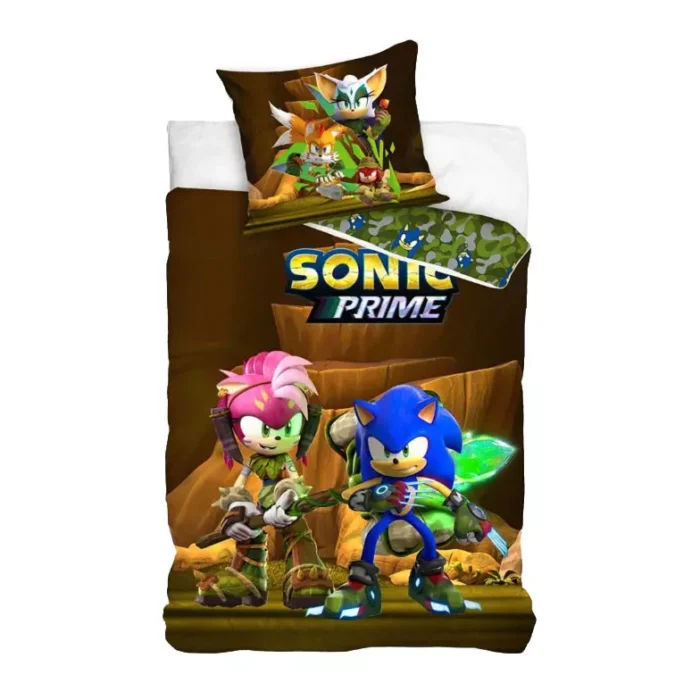 Kids Sonic The Hedgehog Amy Rose Cotton Quilt Cover Set - Single Bed Size