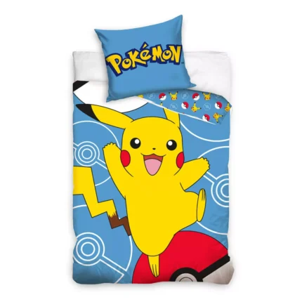 Pokemon Hop Cotton Quilt Cover Set - Single Bed Size