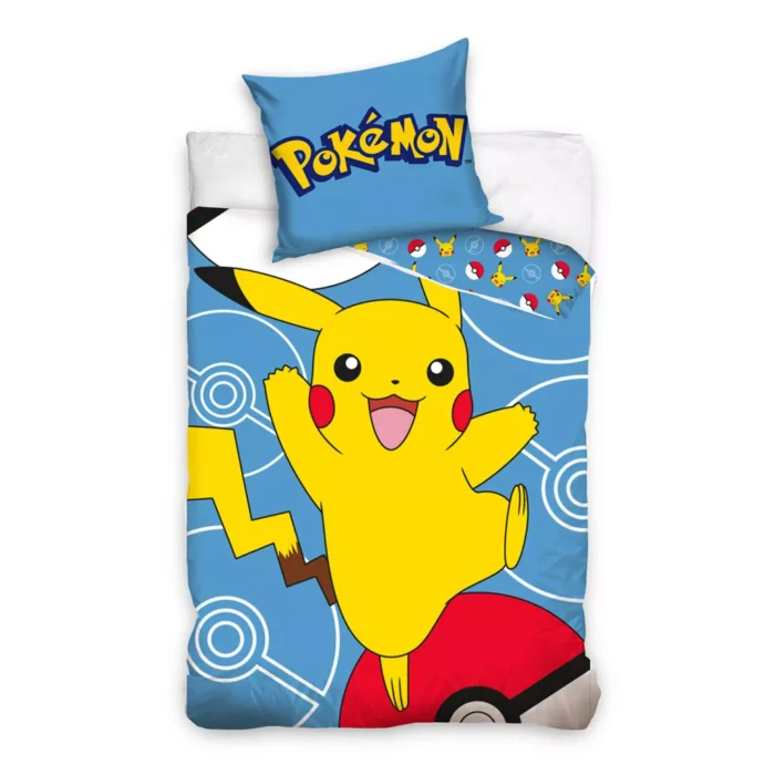 Pokemon Hop Cotton Quilt Cover Set - Single Bed Size