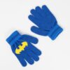 Batman Blue kids Hat and Gloves Set - Image 3